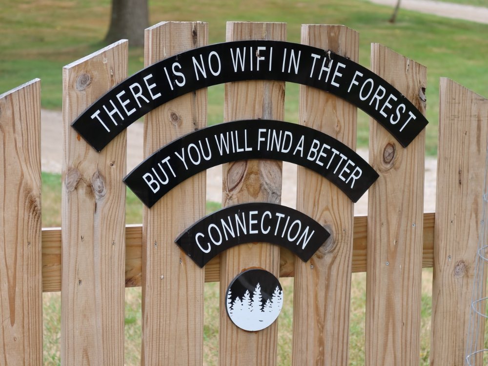 WiFi in het bos bij Outdoors
