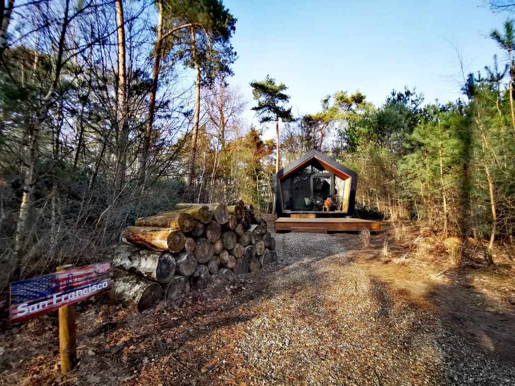 Tiny house vakantiehuisje