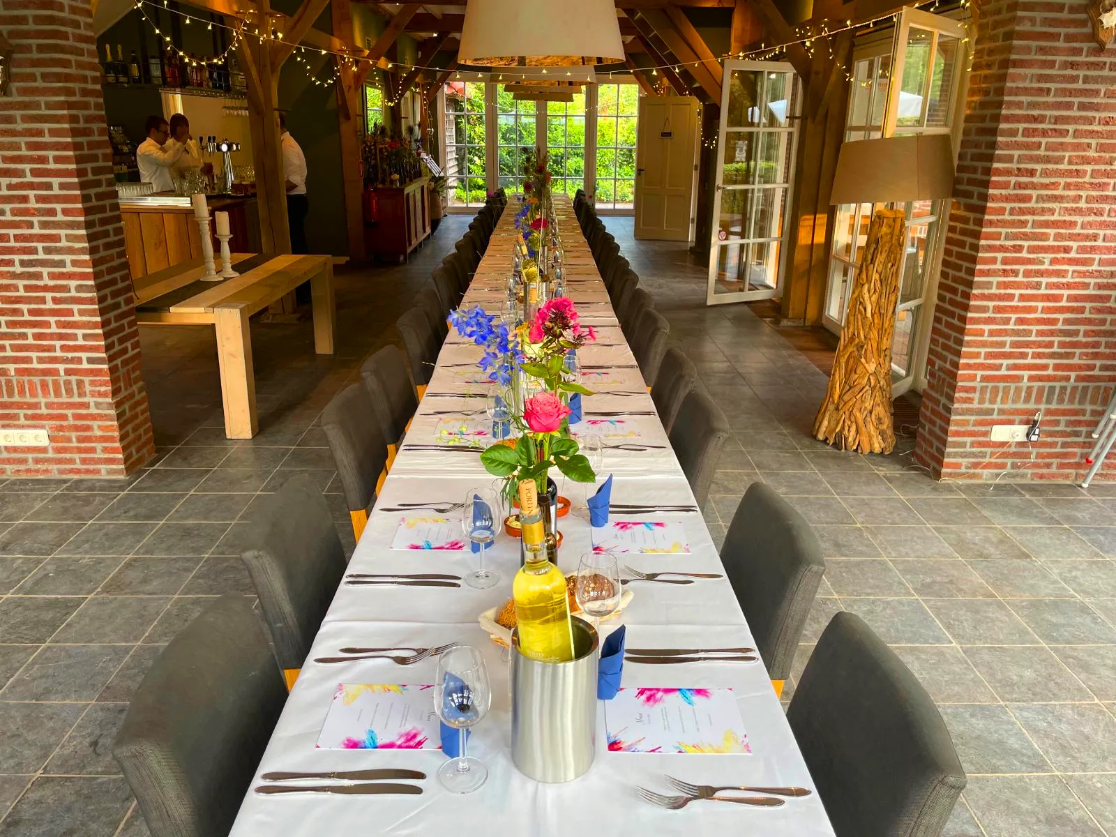 Bruiloft diner in Twente