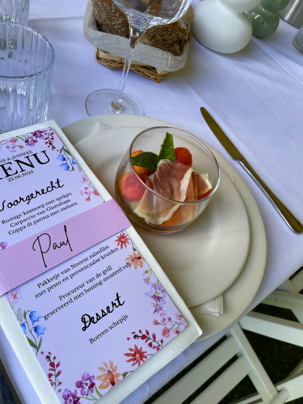 Festival trouwdiner in Overijssel