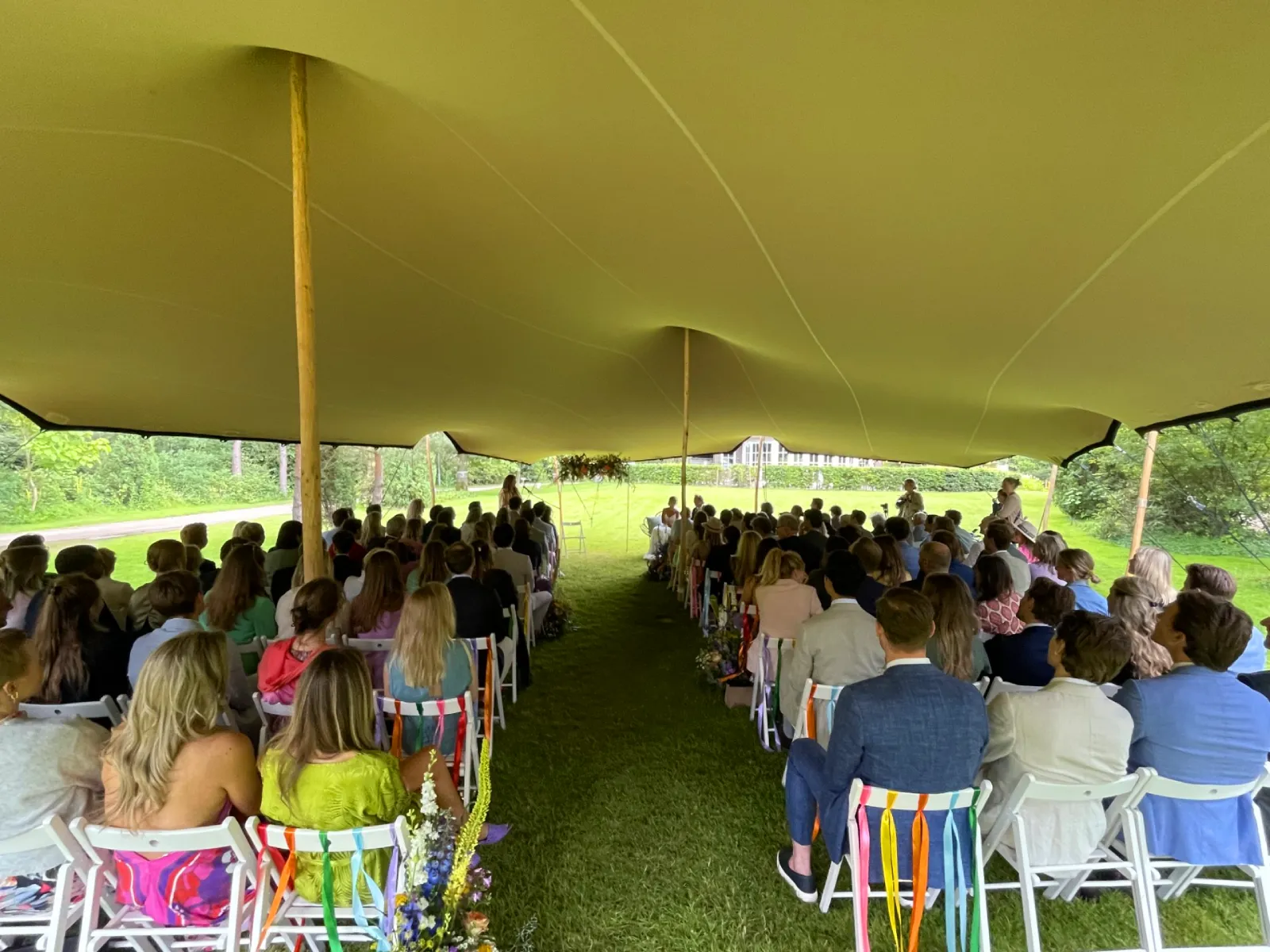 Trouwlocatie met stretchtent in Overijssel