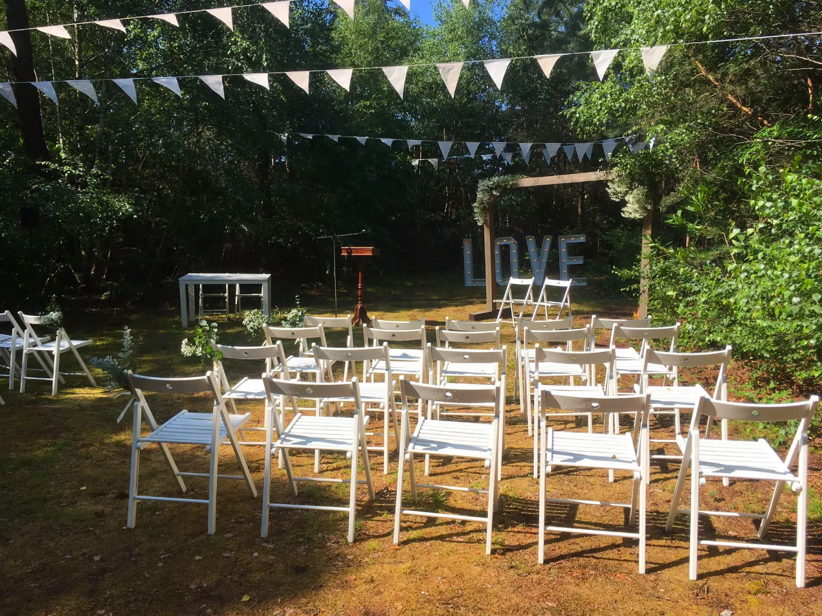 Bruiloft voor een heel weekend